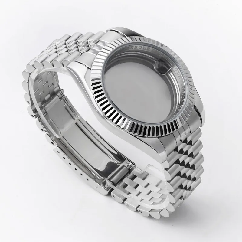 

Подходит для ремешка для часов из нержавеющей стали с пятью звеньями, серия Log Type, универсальный, с дугообразным концом, складная застежка для часового браслета 18/20 мм.