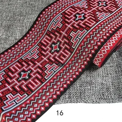 1M Embroidery Ethnic Jacquard Webbing Woven Tape Lace Ribbon Trim Width 10cm Tribal Boho DIY Garment Bag Accessories