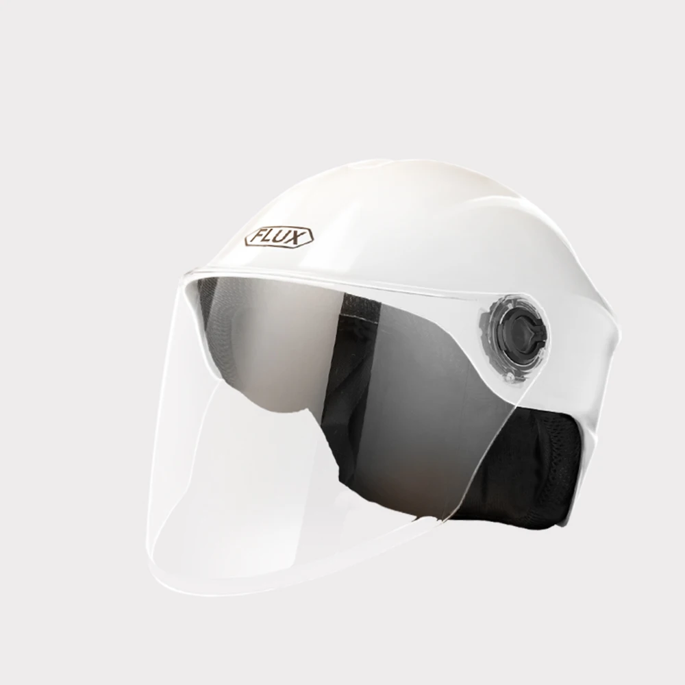 

FLUX F107 шлем для электрического велосипеда женский 3C сертифицированный мужской легкий полушлем с двойными линзами мотоциклетный безопасный шлем для езды