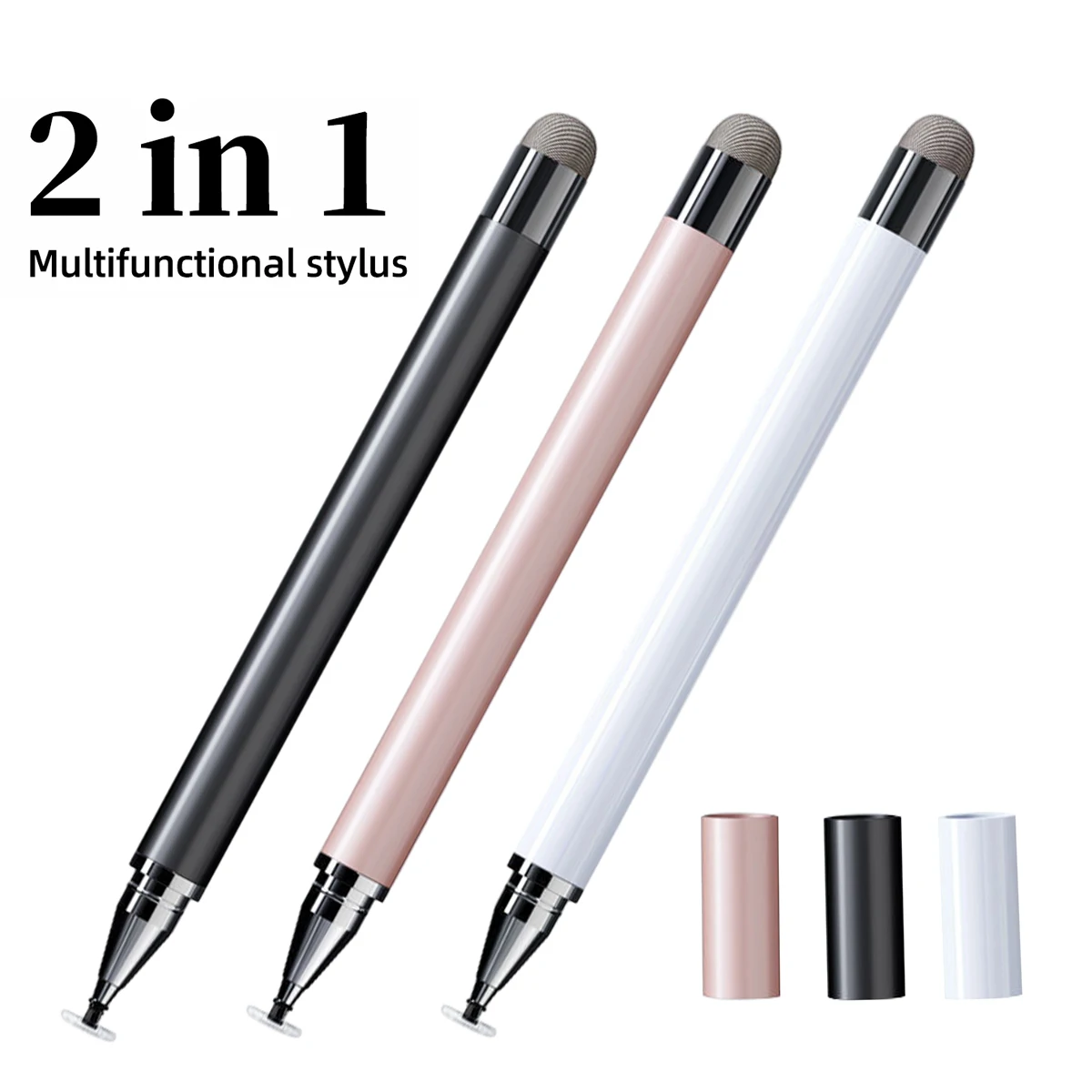 2 in 1 Universal Stylus Pen For iPad Android Tablet Mobile Phone Accessories Drawing Tablet Capacitive Screen Touch Pen