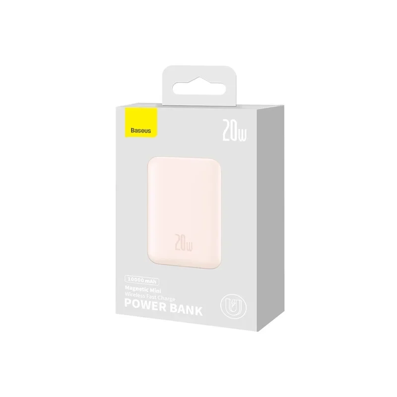 Imagem -06 - Baseus-mini Banco de Potência Magnética sem Fios Carregamento Rápido Ativação Automática Powerbank Magsafe para Iphone 15 14 13 Pro Max 20w 10000mah