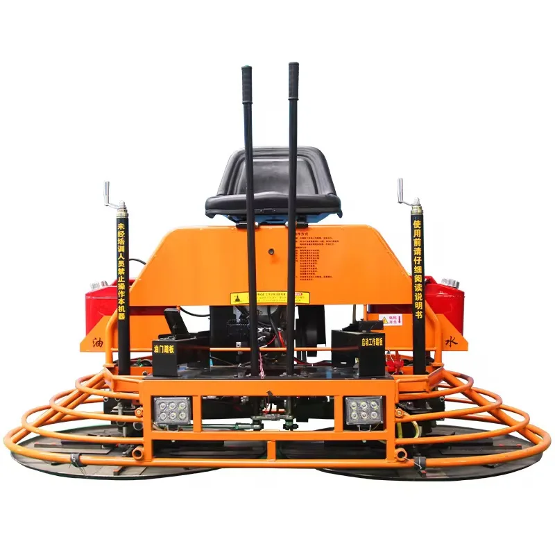 Good Price 10hp  Double Pan 36 Road Driving Concrete Polishing Finishing Machine Ride on Power Trowel