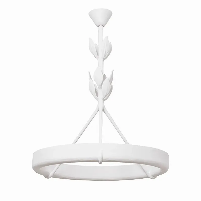 

Gypsum living room chandelier designer retro villa bedroom dining room cream lamp