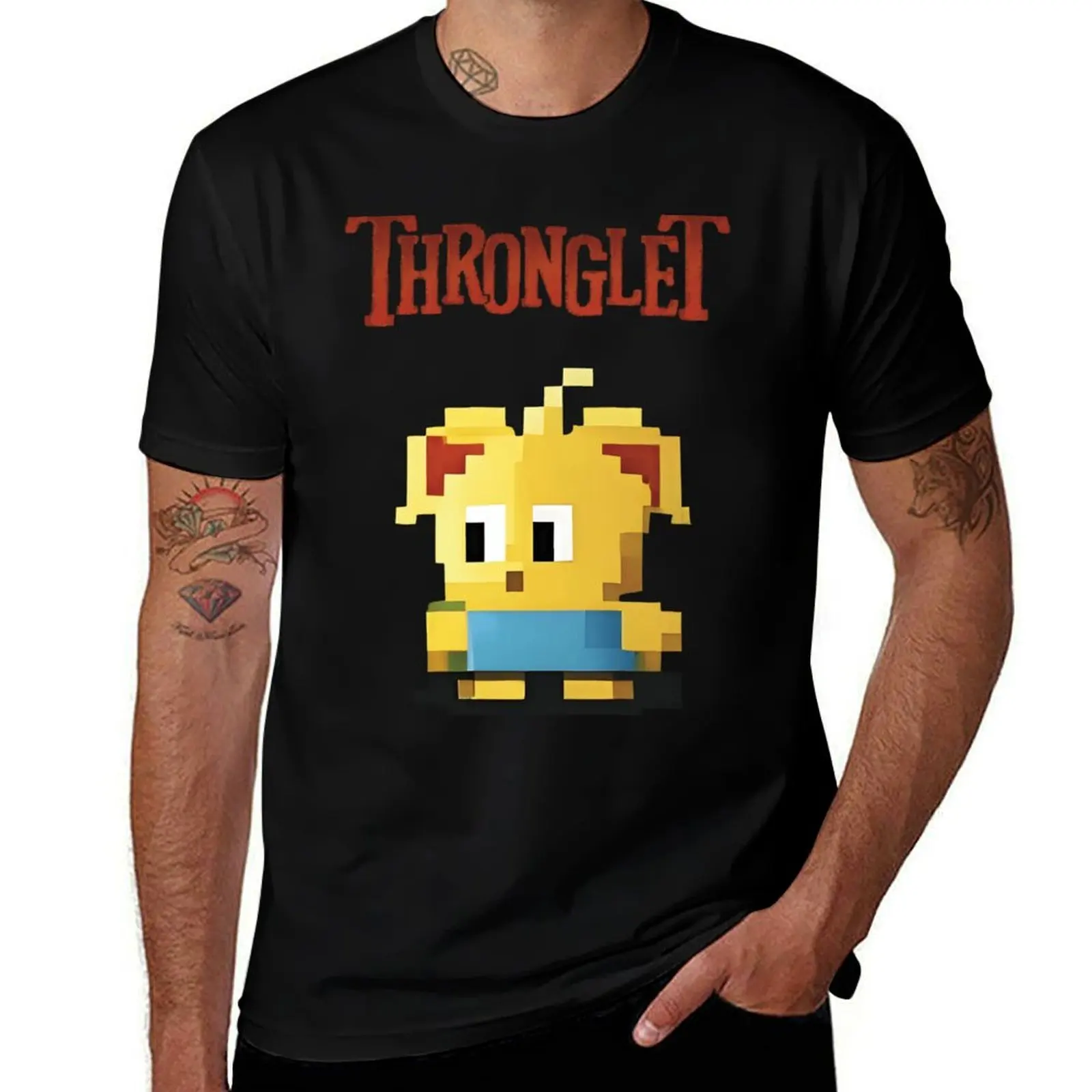 

Thronglets Tuckersoft Studio Bandersnatch cute game character T-Shirt customizeds mens graphic t-shirts anime