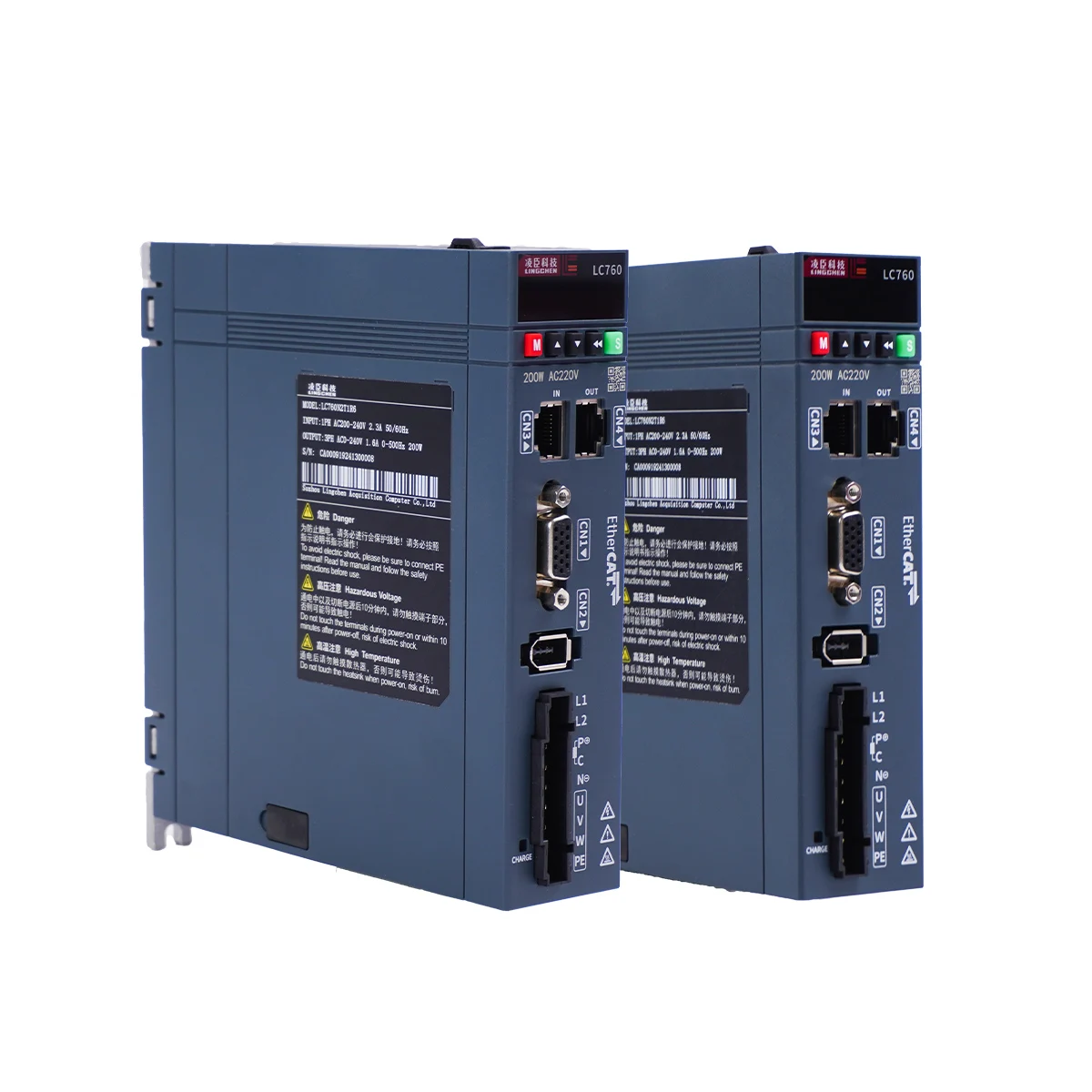 Economical Inovance Servo Motor 1500W-380V Ethercat Servo Drive With Brake