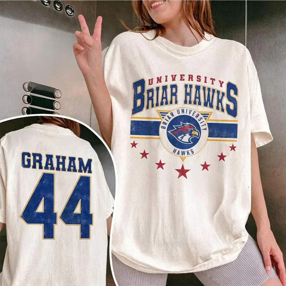 Off-Campus Briar Hockey Print T-Shirt  Hockey Romance Shirt Briar Hockey, Dean Di Laurentis Offcampus Shirt College Hockey Tops