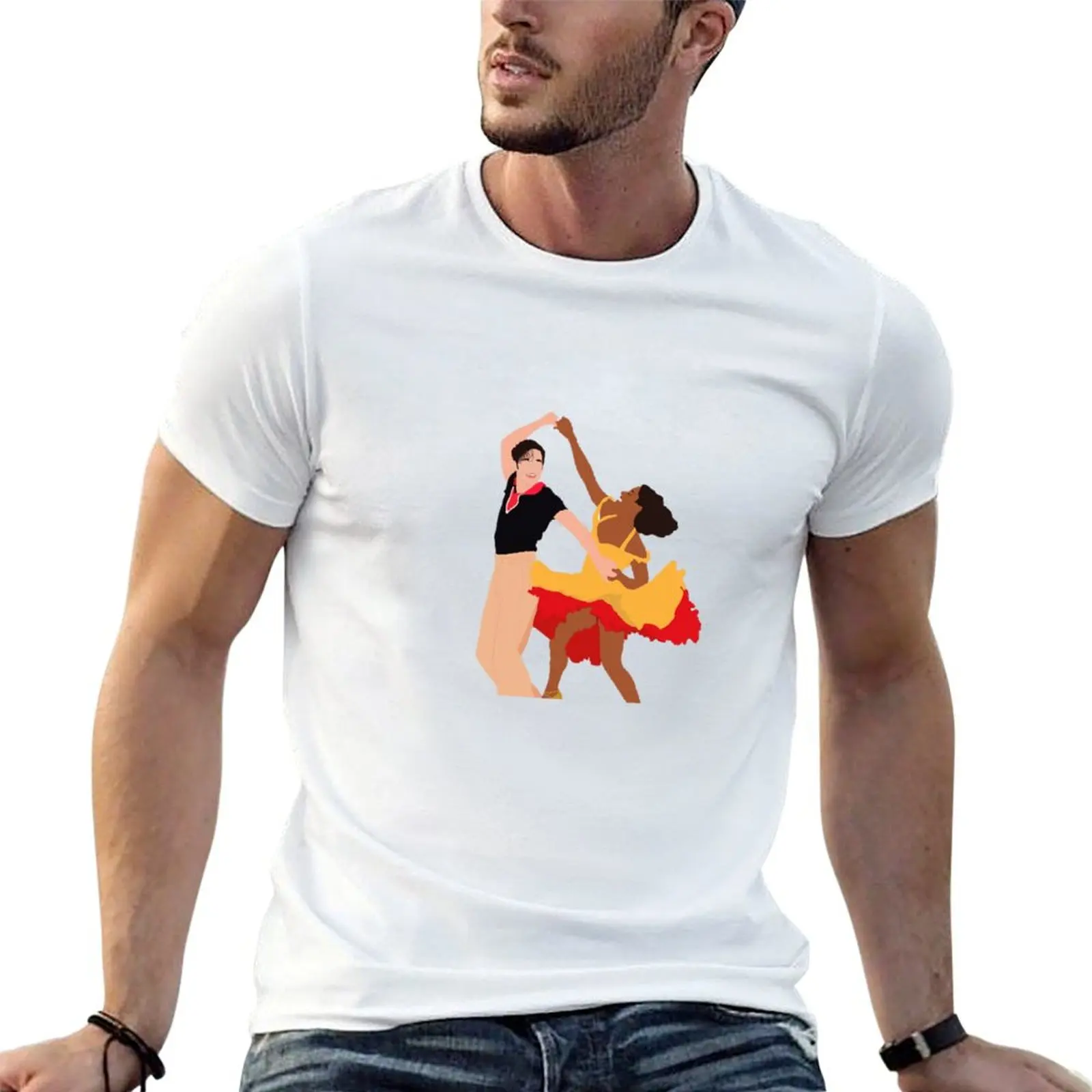 Anita and Bernardo - West Side Story T-Shirt Lightweight Basic Short Sleeve Shirt
