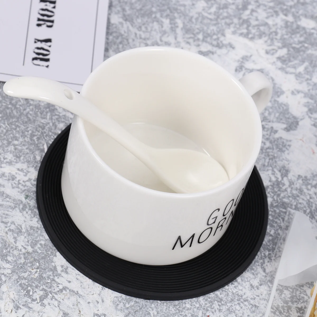 

4Pcs Colorful Vinyl Record Coasters Retro Cup Mat for Home Bar Table Protection Unique Music Lover Gifts Record Cup Mat