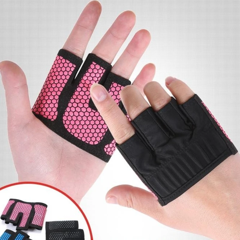 New 3 Color Gym Fitness Half Finger Gloves Men Women for Crossfit Workout Glove Power Weight Lifting Bodybuilding Hand Protector