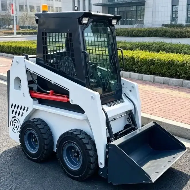 

Customized Ride-on Skid Equipment, Multifunctional Skid Steer Loader, Loader for Hay Baling, Conveying and Feeding