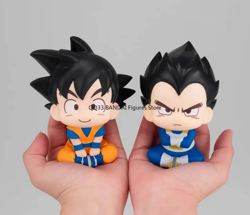 오리지널 키유루메 애니메이션 드래곤볼 손오공 베지터 IV 룩업 시리즈 미니 액션 피규어 데스크탑 장식 모델