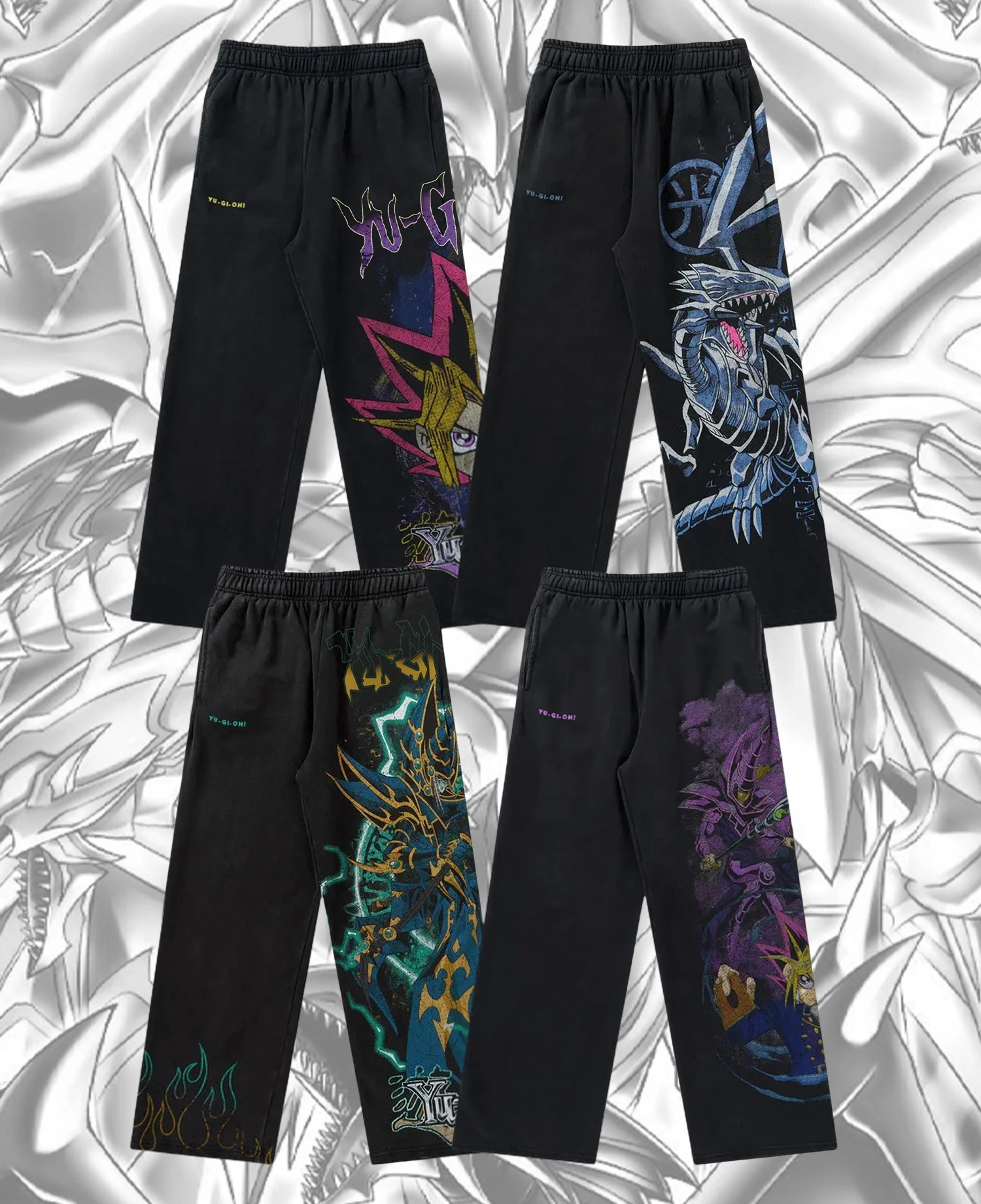 

Yu-Gi-Oh Y2k Pants Baggy Sweatpants Men Hip Hop Elastic Waist American Streetwear Vintage Joggings Casual Pants Gym Men Clothing