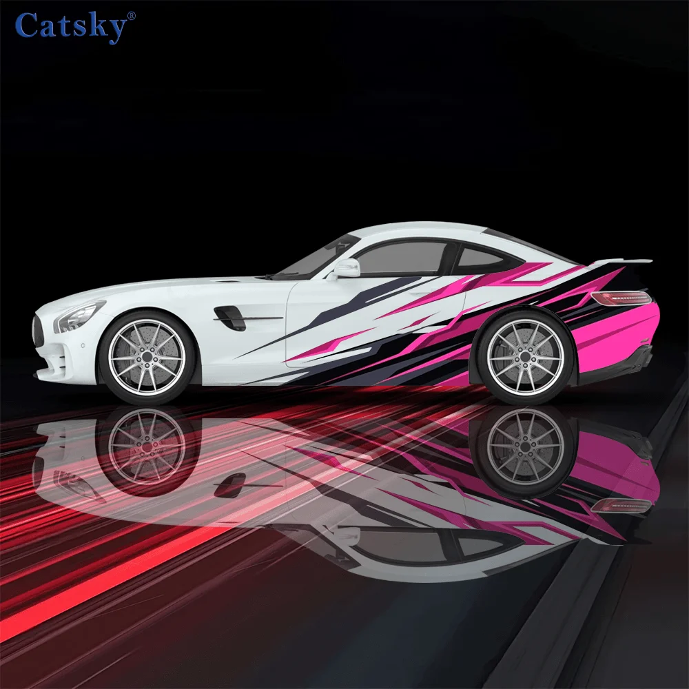 

Line Pattern Stickers, Car Body Side Decals, PVC (Polyvinyl Chloride) Decorations, Universal Fit for All Cars car vinyl wraps
