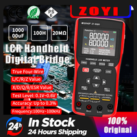 ZOYI ZT-DQ01 Intelligent LCR Tester digital bridge 100KHz , automatic measurement of resistance, capacitance and inductance