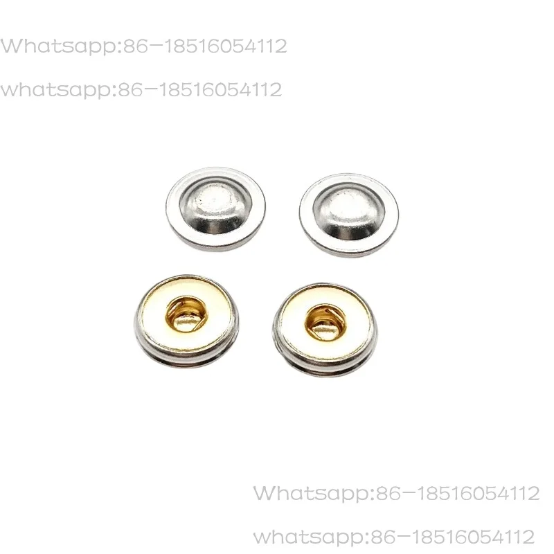 4.0mm electrode female button heart computer electrical detector lead wire button PCB welding injection molded wire button