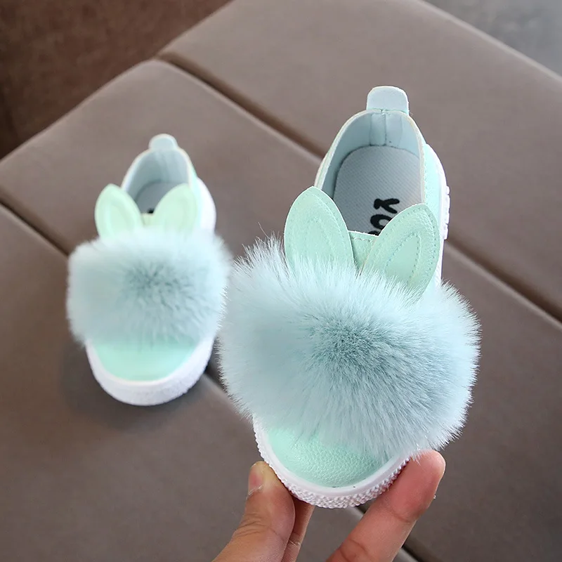 Children Shoes New Autumn Cute Rabbit Ear Baby Toddler Shoes Girls Princess Sport Casual Shoes Kids Sneakers for Girls EU 21-30