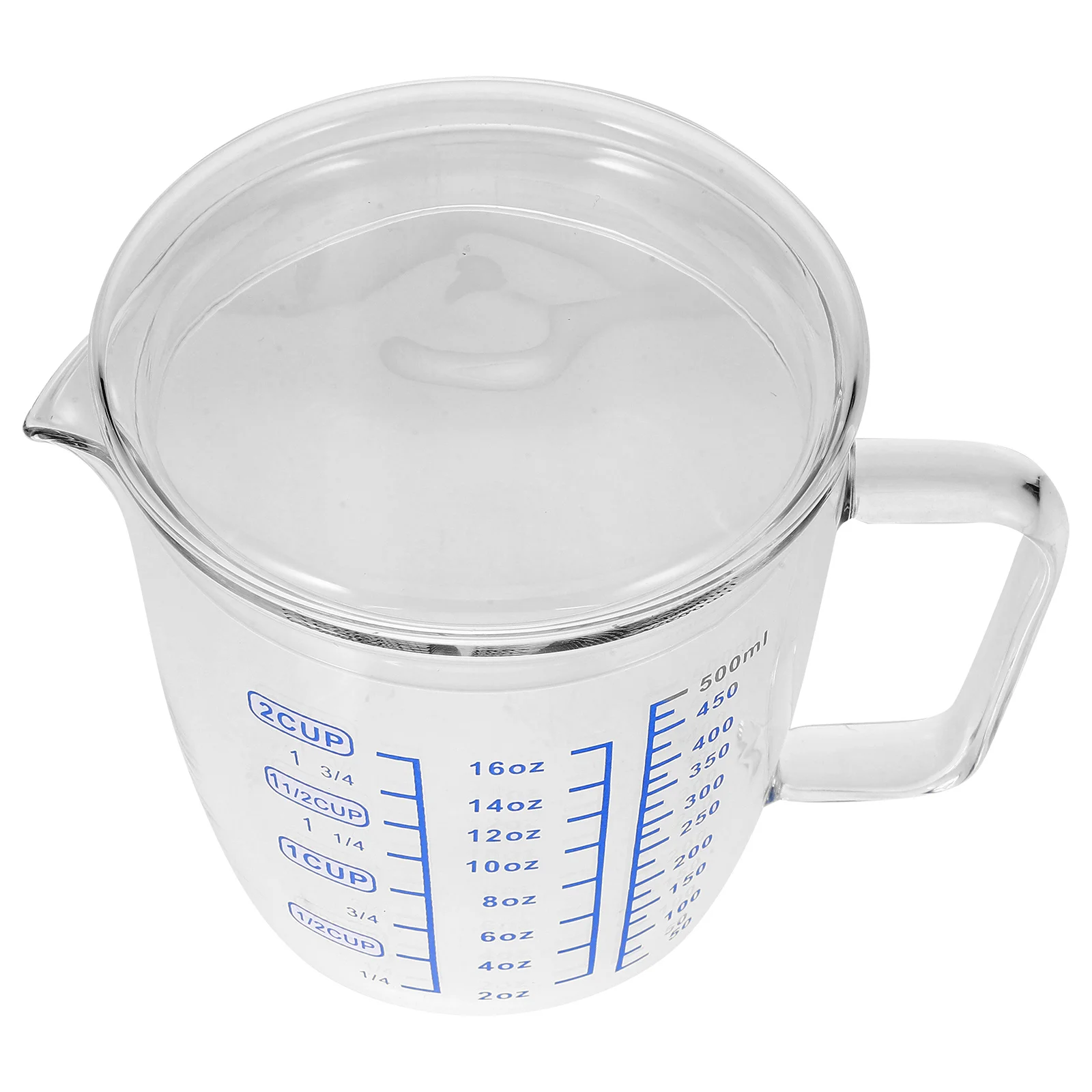 

1Pcs Transparent Glass Measuring Cup 250ml Heat Resistant Microwave Safe Clear Scale Kitchen Baking Measure Tool
