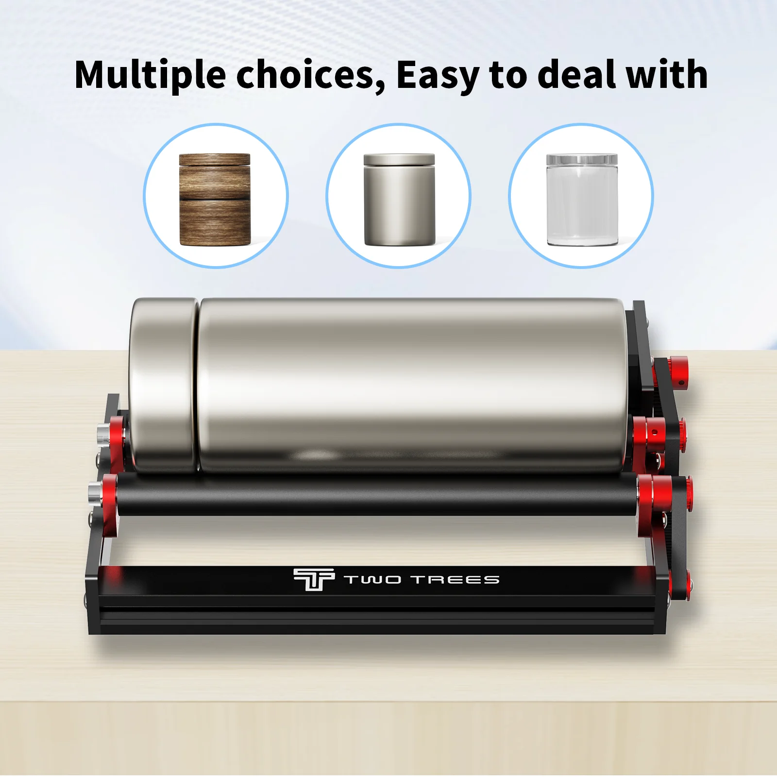 TWOTREES TR3 Laser Rotary Roller 360° Rotat Y-axis Roller Engraving for LightBurn LaserGRBL 95% of Laser Engraver on the Market