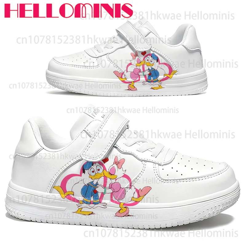 

Хит продаж: Новые удобные кеды унисекс с Дональдом Даком для детей и подростков, всесезонная серия