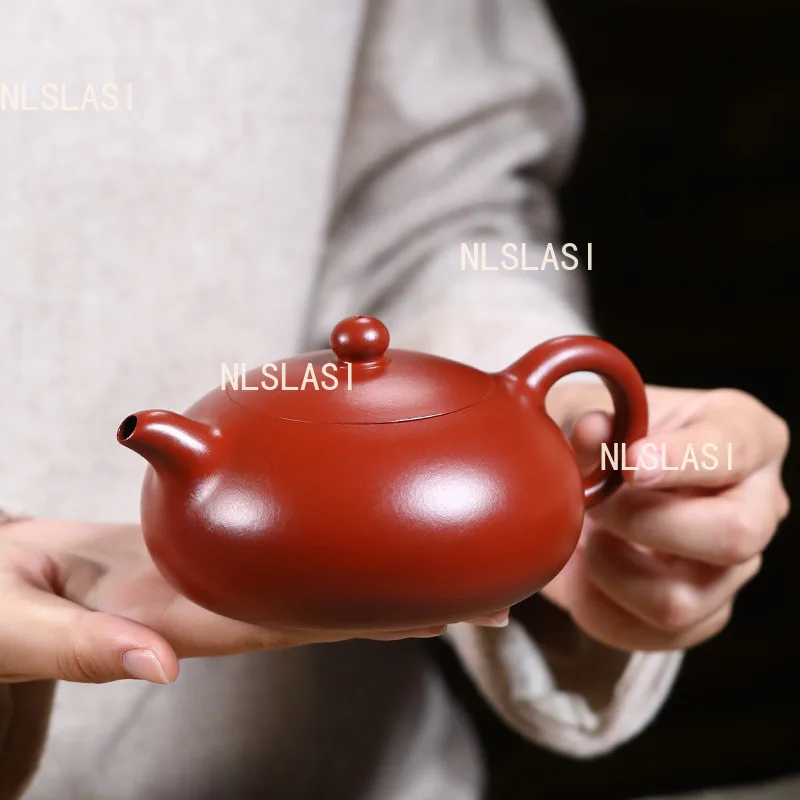 

280ml Da Hong Pao Purple Clay Pot Yixing Handmade Half Moon Pot Kung Fu Tea Set and Teapot Black Tea Oolong Tea Maker
