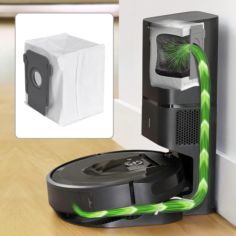 iRobot Roomba j6+/j7+/j8/ j9+/i3 i3+/i4 i4+/i5 i5+/i7 i7+/i6+/i8+/E5 E6 E7/S9 S9+ 액세서리 교체용 먼지 봉투