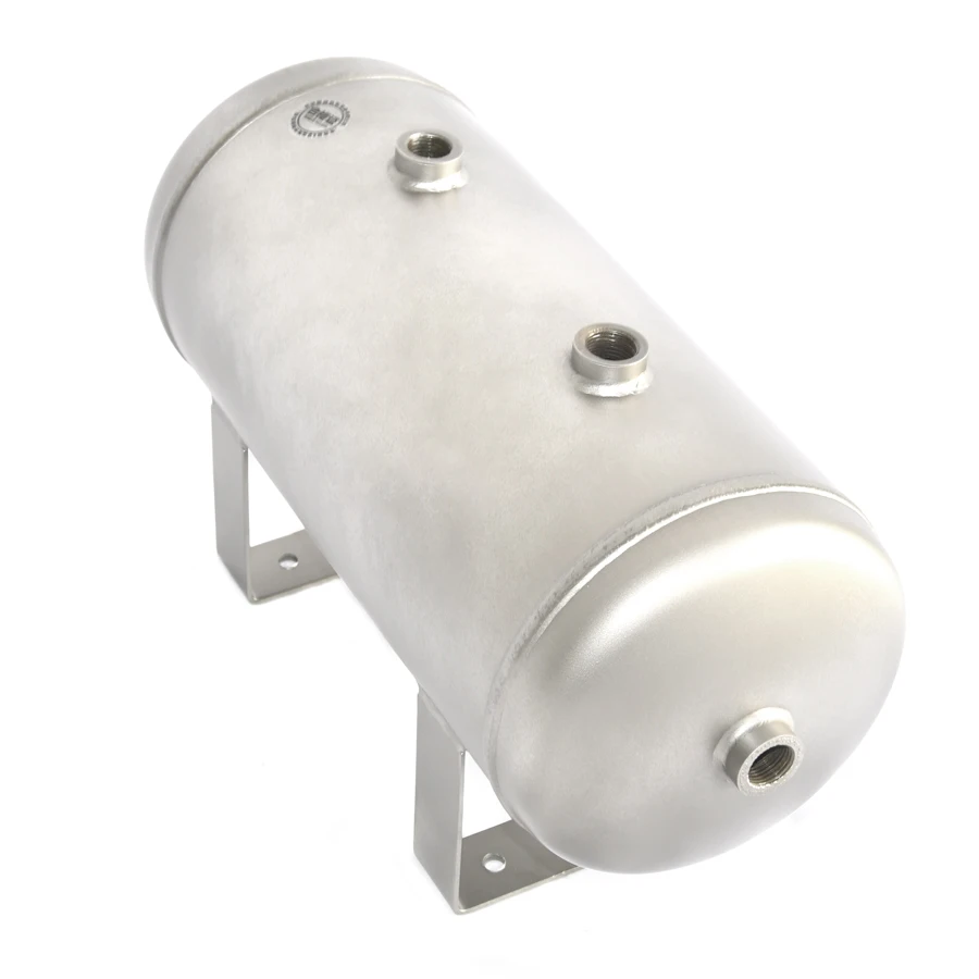 Imagem -05 - Tanque de Pressão de ar Horizontal Pequeno do Amortecedor do Vácuo do Tanque de Armazenamento de ar de Aço Inoxidável de 10l 304