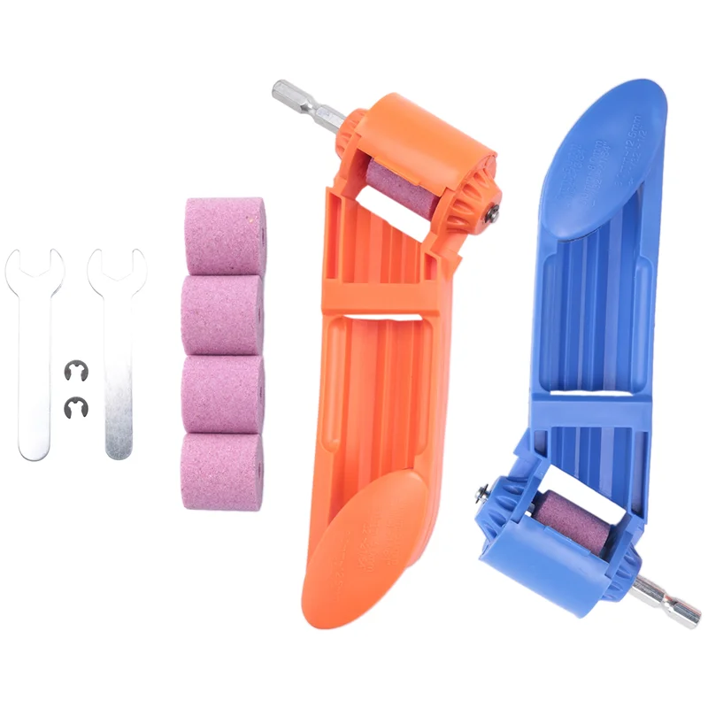 Affûteur de forets en corindon, meule, outils manuels, pièces d'outils alimentées par perceuse, jeu de forets à ongles pour meuleuse, gril Durable