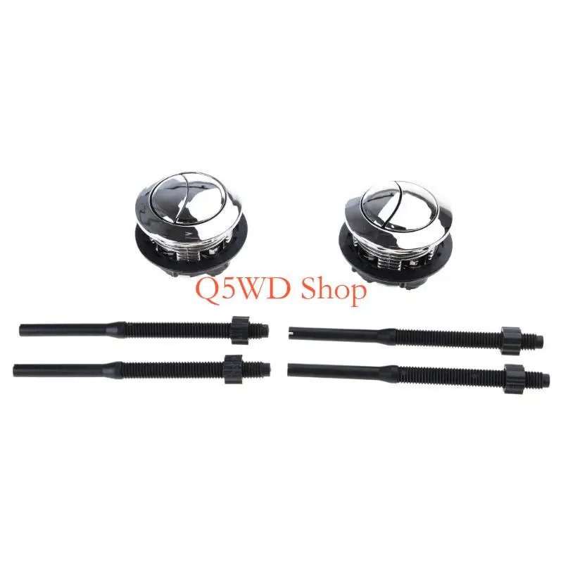 

Q5WD Bathroom Repair Double Push Toilet Flush Button 38mm Round Designings for Bathroom