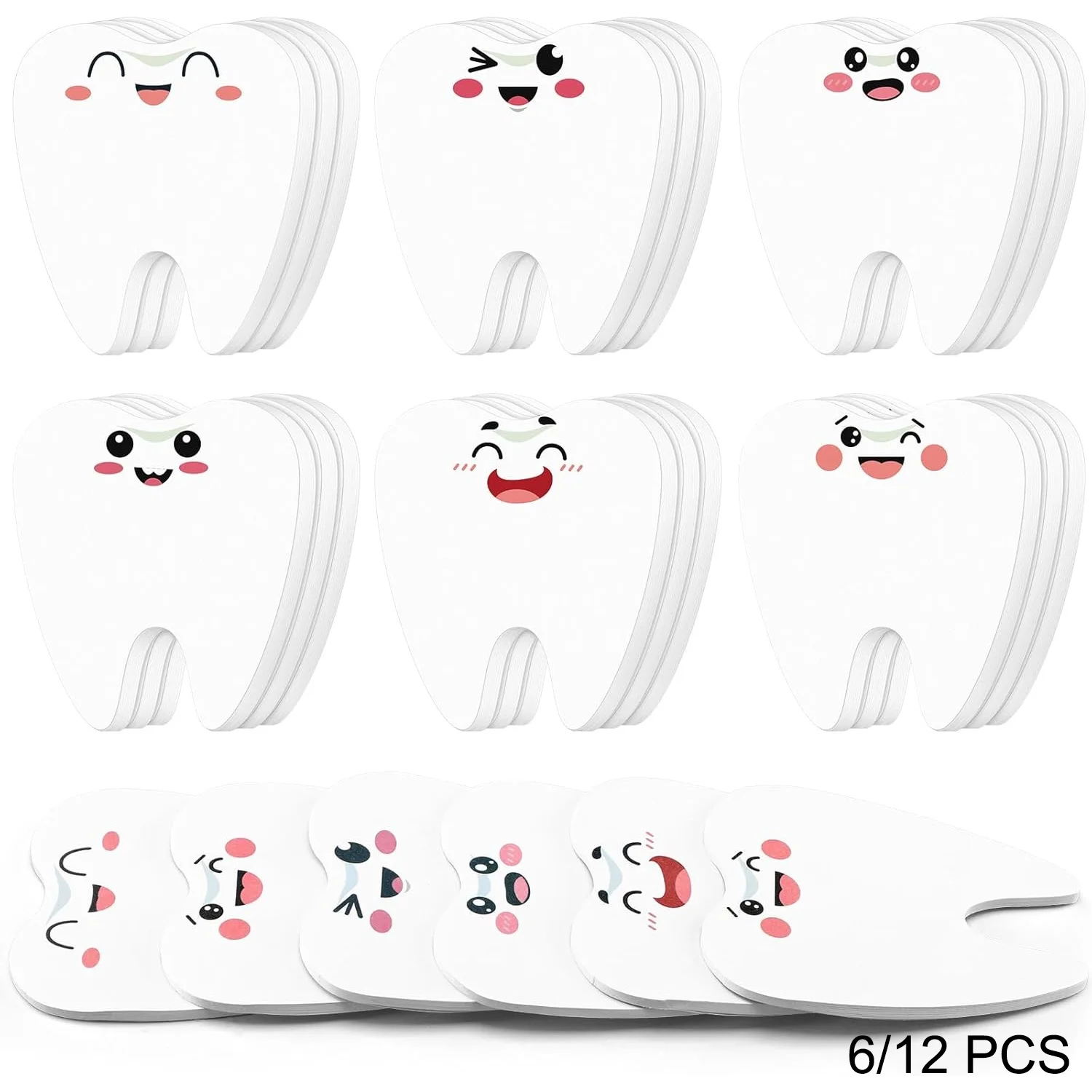 18Dental Assistant Geschenkset (enthält zahnförmige Haftnotizen und Kugelschreiber) – lustige Büroartikel für Zahnhygieniker, geeignet für – Detail 2