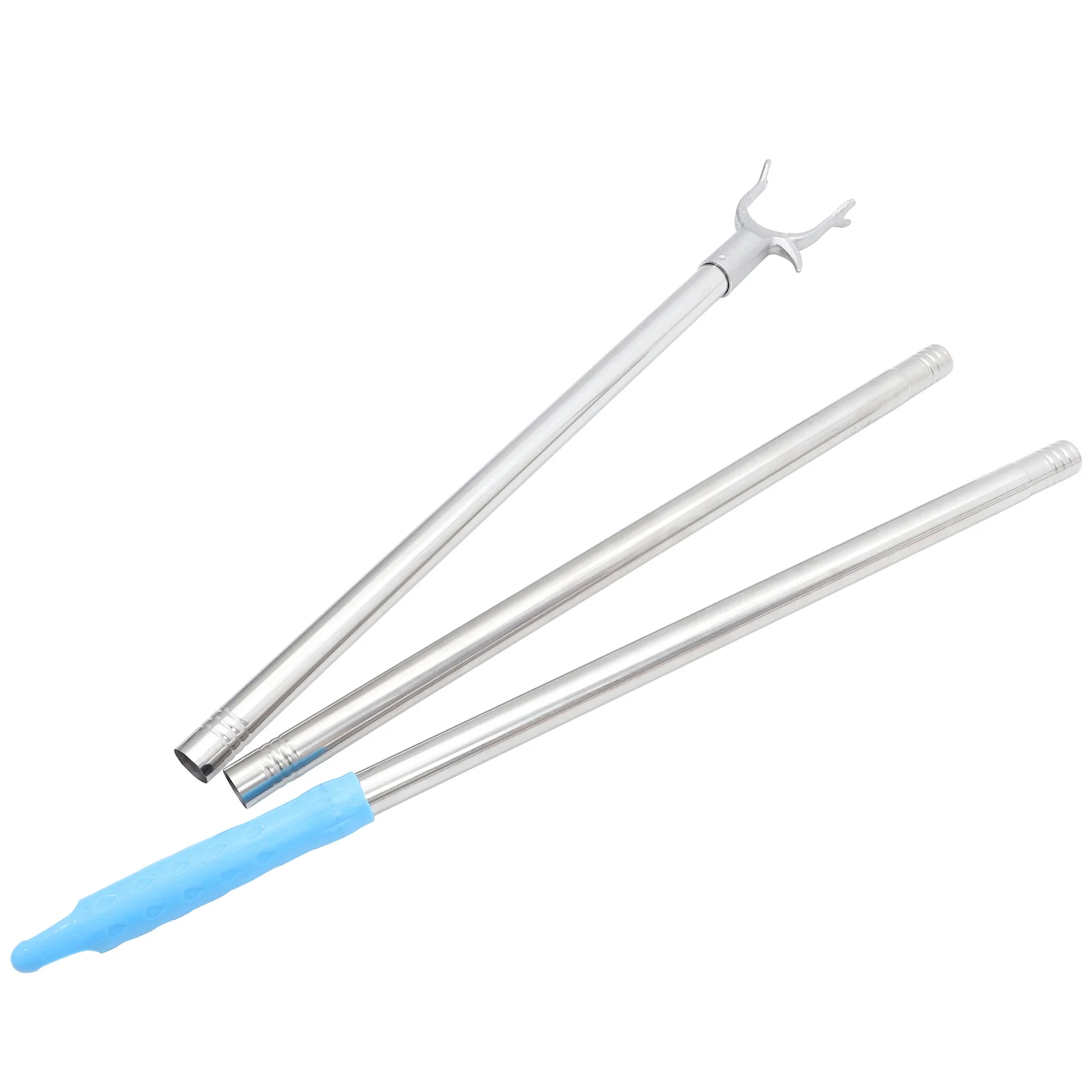

1pc Clothes Drying Pole Reach Garment Pole U-Shaped Hook Long Clothes Rod For Indoor Use Sturdy Clothesline Rod Home Supply