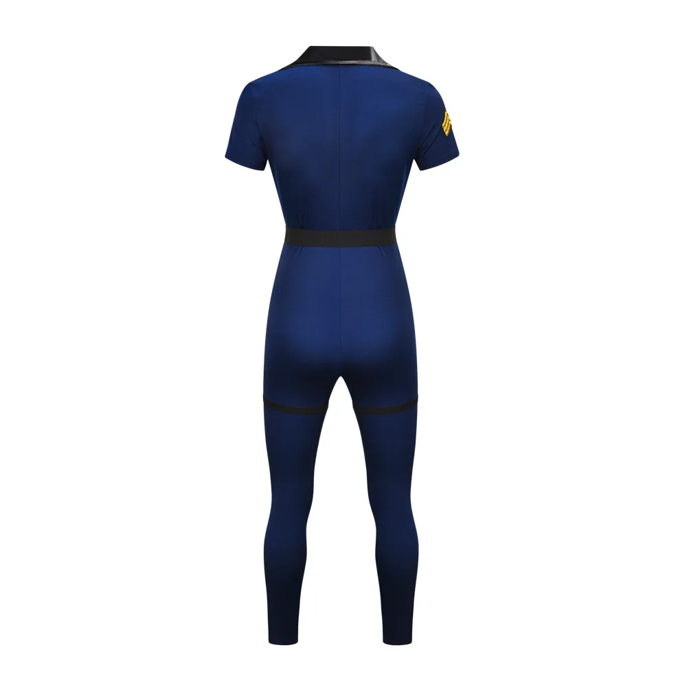 Costume Cosplay dell'ufficiale di polizia per le donne tuta di seduzione Sexy vestito della polizia carnevale Halloween donna adulta uniforme della polizia