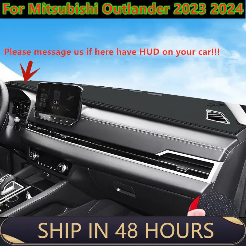 

Кожаный чехол для приборной панели Mitsubishi Outlander 2023 2024, защитный коврик для приборной панели