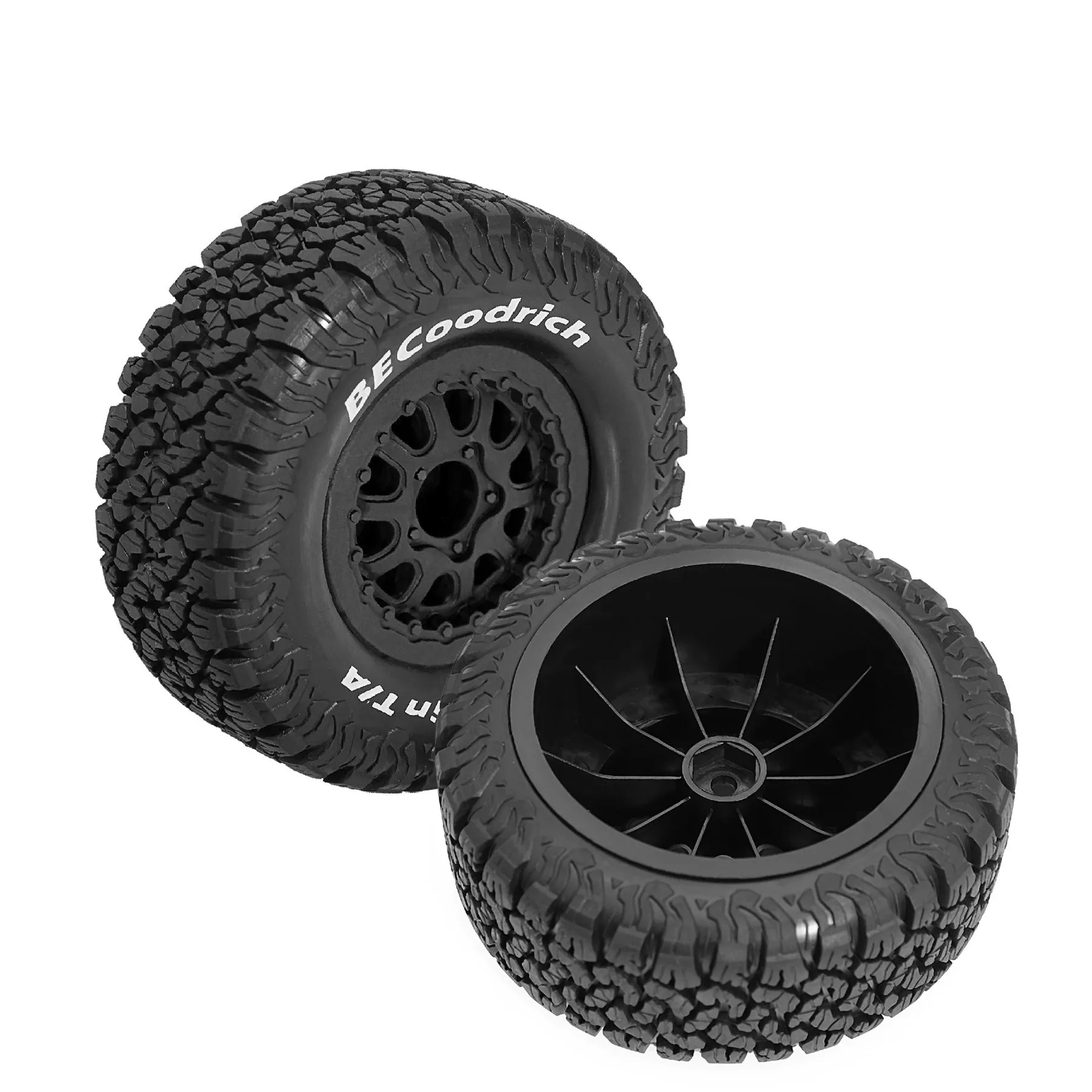 1:10 Pneumatici per camion Short Course Pneumatici in gomma 12mm Esagonale per 1/10 RC Auto Traxxas Slash Arrma Senton HuanQi 727 Vkar 10SC HSP Hpi Parti