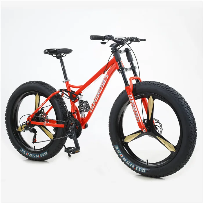 

Взрослый 26-дюймовый велосипед для скоростного спуска Fat Bike 21 Gear Fat Bike Tire 26x4 Шина Лидер продаж Велосипед для скоростного спуска Горный велосипед Bicicleta