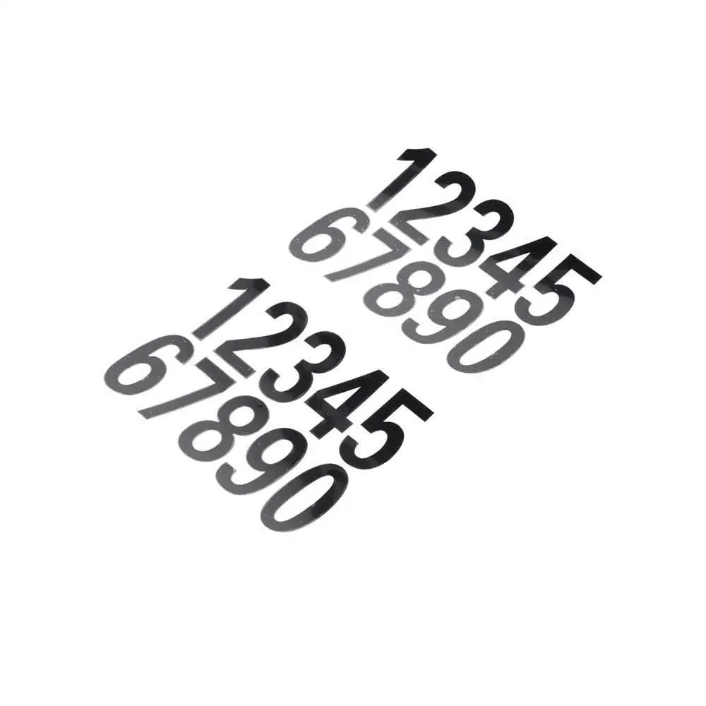 Reflective Decoration Waterproof Self-adhesive Reflective Mailbox Decal Number Sticker Address Numbers Mailbox Sticker