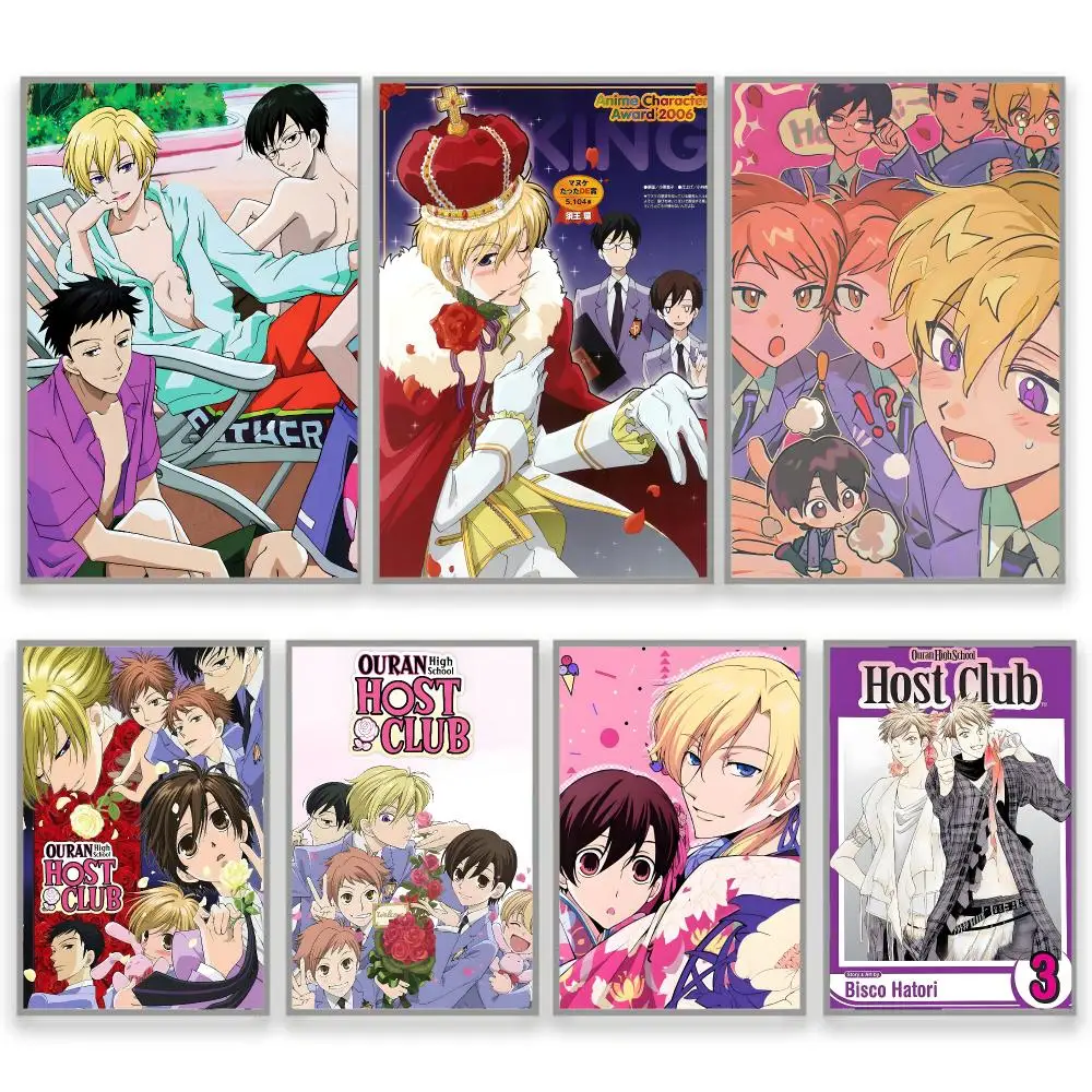 Anime O-Ouran High School Host Club Quick Room Makeover DIY Room Decor PVC Poster