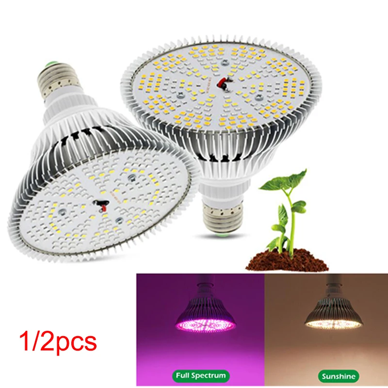 300W LED flower Grow Light Bulb E27 LED Plant 200 LEDs sunlight Full Spectrum Growing Lights for Indoor grow tent greenhouse a1