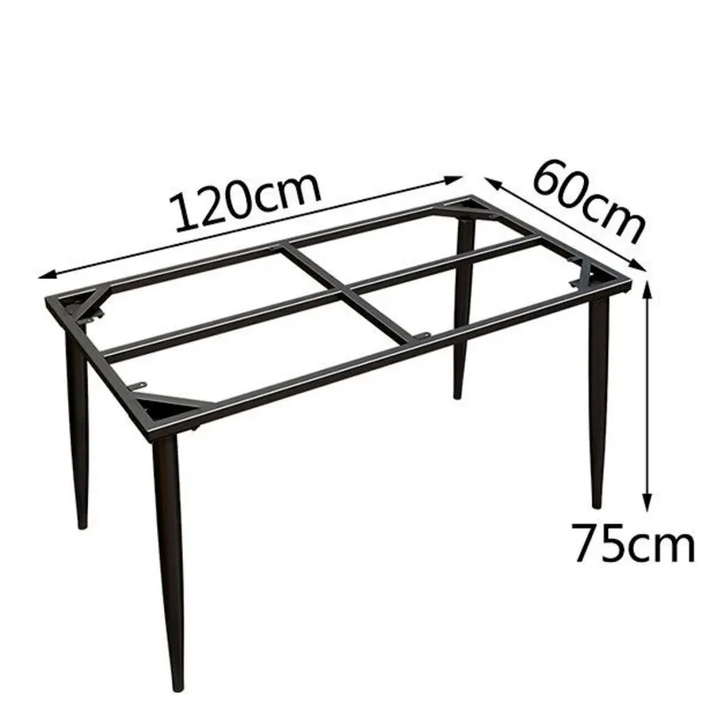 Light Luxury Wrought Iron Table Legs Rock Board Marble Large Board Dining Table Simple Table Foot Metal Frame