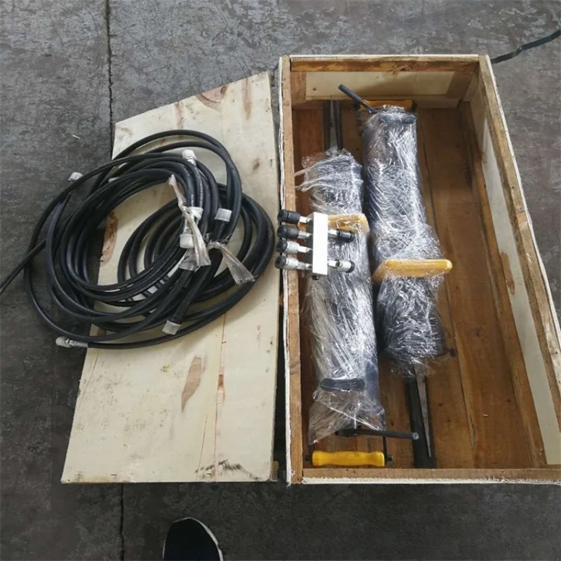 

Rock crackers, machines that build roads faster than breakers break rocks