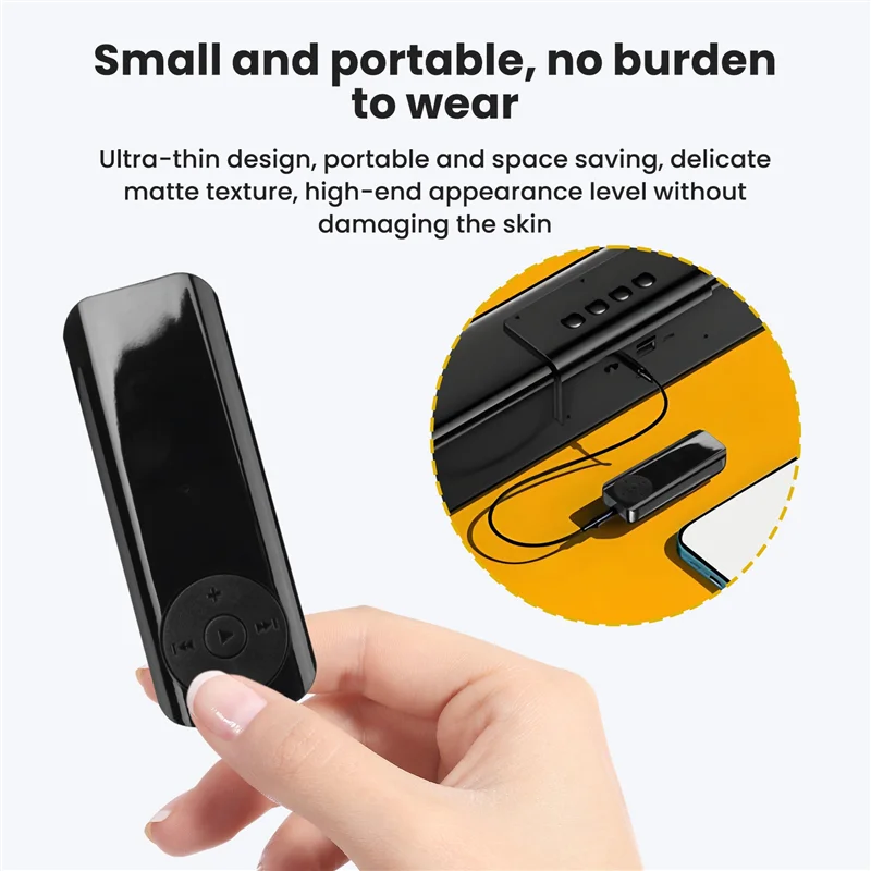 

A86G-Bluetooth 5.3 Receiver 3.5Mm AUX Adapter For Car Headphone Speaker Music Wireless Audio Receiver