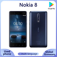 Nokia 8 Smartphone 4G SmartPhone 4G 64G ROM CPU Qualcomm Snapdragon 835 3090mAh Battery capacity full screen used phone