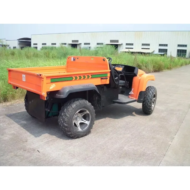 【El más vendido】 Vehículo utilitario de 2 plazas Camión de carga eléctrico Mini camión volquete eléctrico UTV con alta popularidad