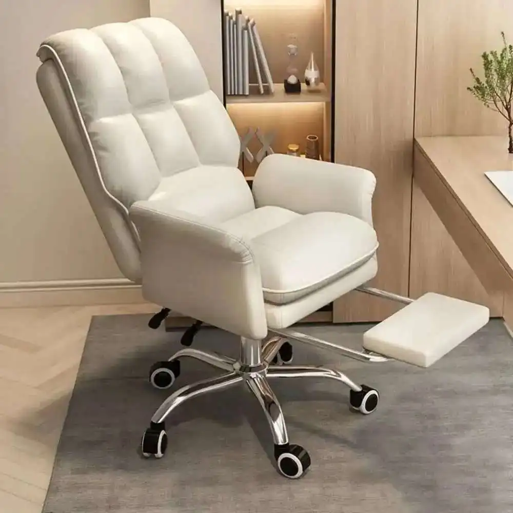 

Роскошный офисный стул на колесах, подставка для ног, игровой кабинет, удобный настольный стул, эстетический стул для отдыха, Silla De Oficina Silla Gamer, мебель