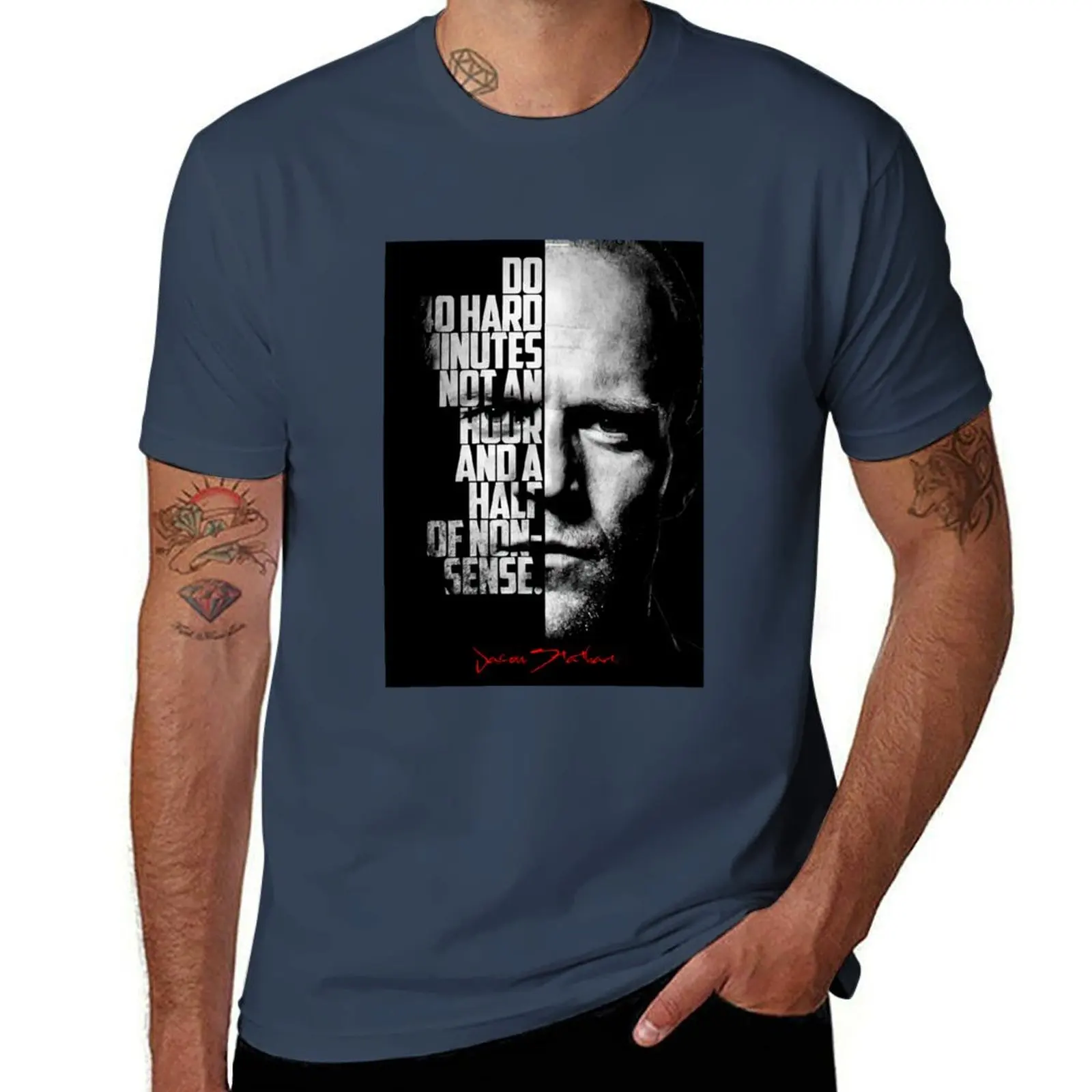 

Gift Men Black And White Jason Statham Quote. Awesome For Movie Fan T-Shirt mens graphic t shirts T-Shirt