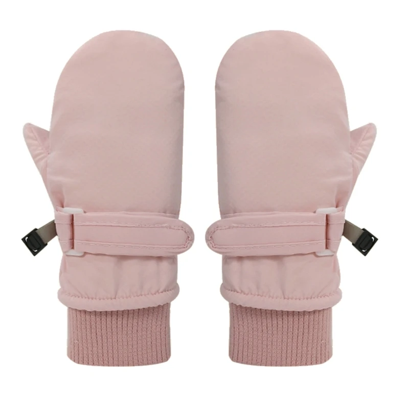 Nuevos guantes elegantes invierno para bebé con muñeca elástica, guantes esquí secado rápido para niño y niña