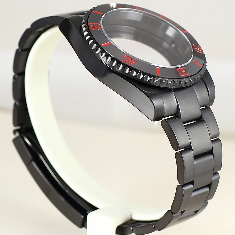 مجموعة كاملة من الملحقات مقاس 40 مم مناسبة لعلبة ساعة NH35 من الفولاذ المقاوم للصدأ الجديد المتوافق مع قرص NH34/36 مقاس 28.50 مم. #2