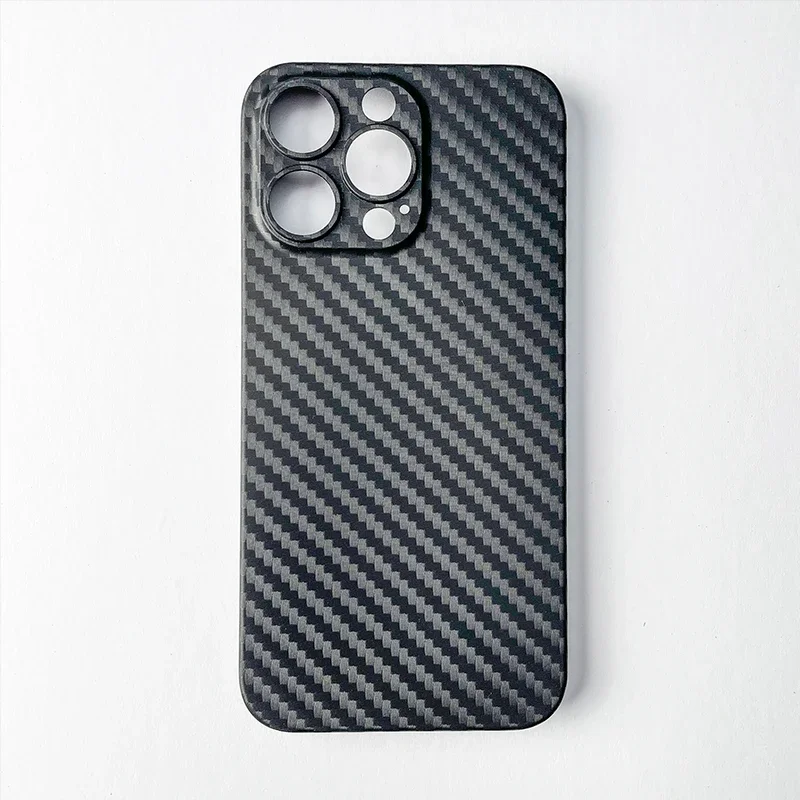 case for iphone 14 15 pro max plus pp case Carbon dimension texture 0.4mm pp ultra thin