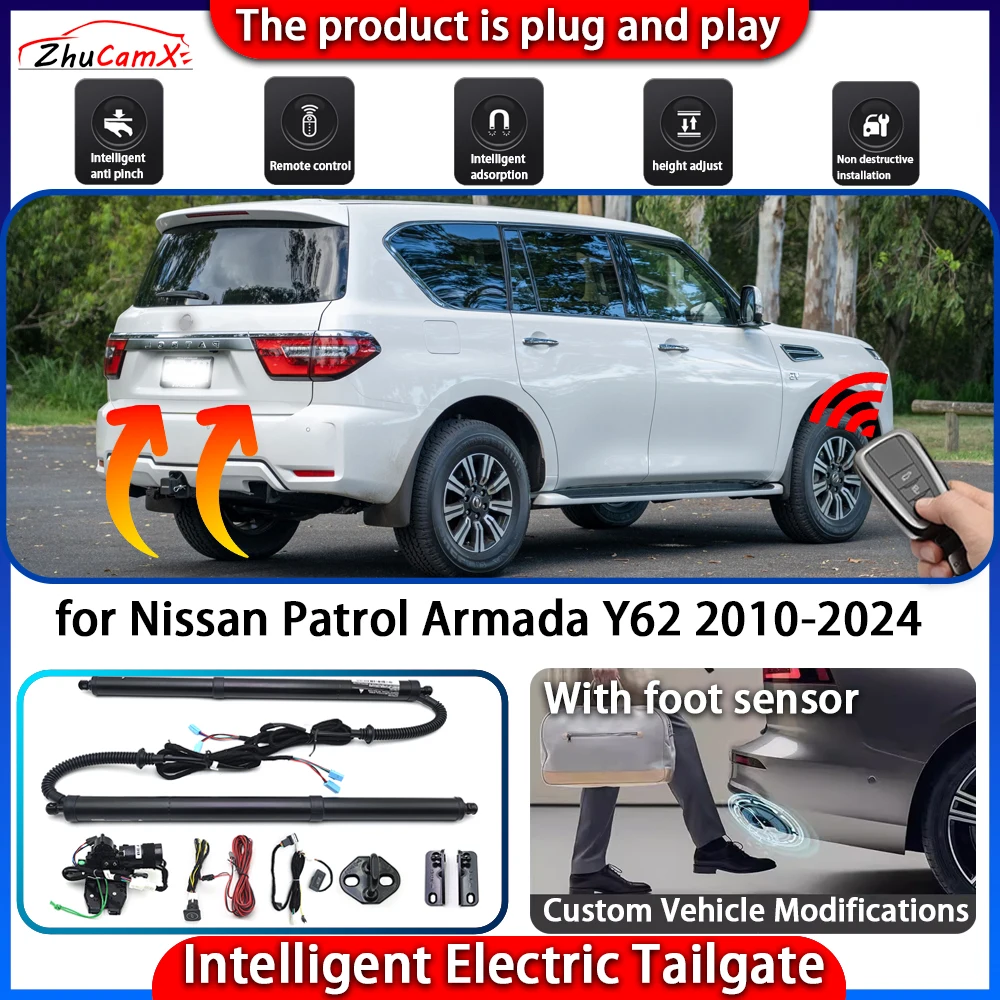 

ZhuCamX Smart Powered Tailgate System for Nissan Patrol Armada Y62 2010-2024 Automatic Intelligent Trunk Lift Control Kit