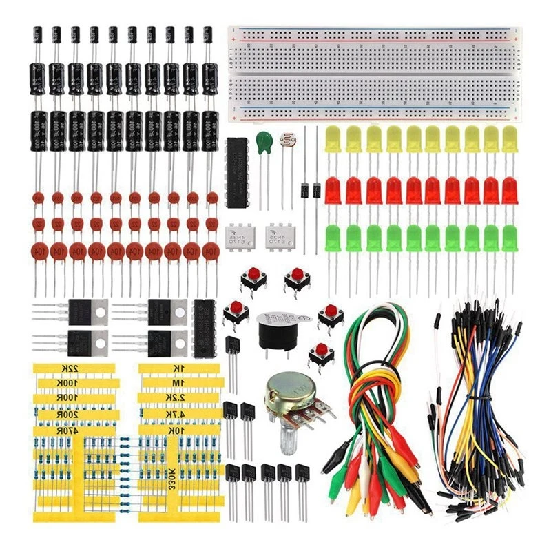 T24C Electronics DIY Learning Kit For Arduino Basic Components For Electronics Enthusiasts