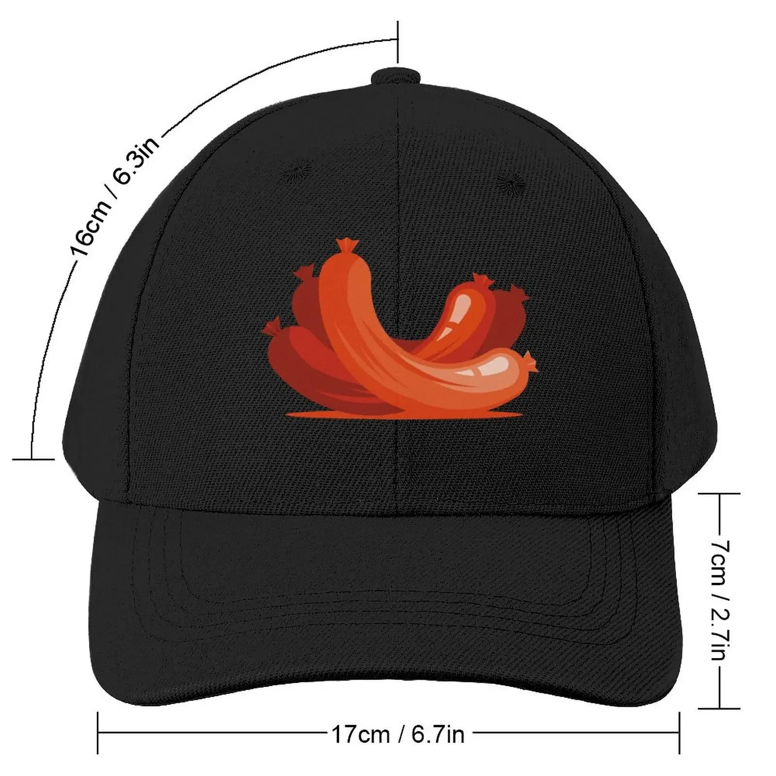 Sausages Baseball Cap Golf Wear Luxury Hat Women Hats Men's